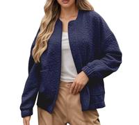 Veste De Printemps Femme - Veste décontractée Femme Manches Longues Cardigan boutonné Manteau texturé léger Confortable élégant Mode extérieur