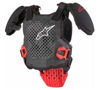 Alpinestars Armure de poitrine A-5 S V2 pour jeunes noir-rouge taille L/XL