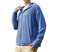 Veste De Protection Solaire D'été Pour Homme,Veste De Protection Solaire À Capuche À Manches Longues Pour La Randonnée.[B1291]