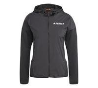 Veste de randonnée à capuche femme adidas Terrex Xperior Climawarm+ Wind Light Noir S