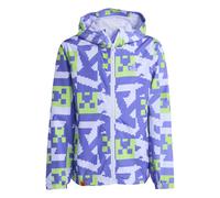 Adidas Minecraft Terrex 2 Layer Climaproof Raincoat Violet 5-6 Years Enfants