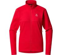Haglofs Buteo Mid Full Zip Fleece Rouge L Femme