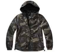 Veste de randonnée hydrofuge et coupe-vent - BRANDIT - Dark camo - Adulte - Mixte XL