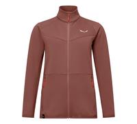 Salewa Puez Cammino Polarlite Full Zip Fleece Rose M Femme