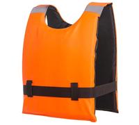 Veste de Sauvetage Rayures réflexives pour Adultes Gilets de durée Vie 75N Veste Natation flottation avec Sangle flottabilité Aides pour Les Adultes pour la pêche, Nager, voiler Orange