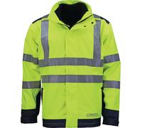 Veste de sécurité et de protection contre les intempéries et les flammes, taille XXXL jaune/bleu ASATEX