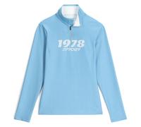 Veste de ski 1/2 zip Spyder Vivid Bleu S
