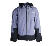 Veste De Ski À 3 Bandes Capuche Noire Homme Adidas