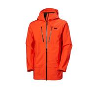 Helly-Hansen - Veste de ski isolante et imperméable en PrimaLoft® - Alpha Long Shell Cherry Tomato pour Homme - Taille M - Rouge Rouge M