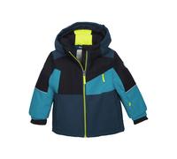 first instinct by killtec Enfant Veste de ski/fonctionnelle avec capuche et jupe pare-neige FISW 42 MNS SKI JCKT, petrol, 86/92, 43389-000
