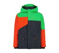 Veste de ski CMP JACKET FIX HOOD (ANTRACITE-DEEP MINT-TANGO) Enfant 116