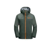 Veste de ski de randonnÃ©e Hardshell JACK WOLSKIN ALPSPITZE TOUR 3L JKT (Black olive) Homme XXL