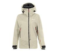 Veste de ski de randonnée Salewa Sella 2L Powertex Tirolwool Responsive (Oatmeal Melange) Femme XS (40/34)