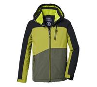 killtec Garçon Veste fonctionnelle/veste outdoor avec capuche et jupe pare-neige KOW 370 BYS JCKT, schwarz, 152, 42164-000