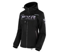 FXR Maverick 2-in-1 Veste de motoneige pour dames, noir-pourpre, taille M pour femmes