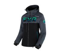 Veste de Ski Femme FXR Maverick Noir/Gris Moyen Chiné/Dégradé Menthe2 Noir,Gris Moyen Chiné,Dégradé Menthe
