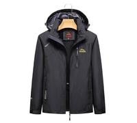 Veste de Ski Femme - HUGO - Imperméable Coupe-Vent Montagne Noir S