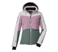 killtec Femme Veste de ski/fonctionnelle avec capuche amovible et jupe pare-neige KSW 30 WMN SKI JCKT, rosenholz, 40, 43416-000
