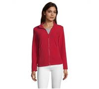 Veste de ski femme rouge - Norman - polaire 220 - col montant zippé - 2 poches zippées M