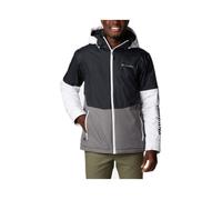 Veste de ski homme Columbia Point Park Insulated - Noir, Gris, Blanc - Technologie thermique Omni-Heat S