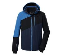 killtec Homme Ksw 32 Mn Ski Jckt Veste Outdoor/fonctionnelle Avec Capuche Détachable Et Jupe Pare-neige, Dark Blue/black Blue/sky, M EU