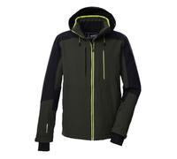 Killtec Homme Ksw 45 Mn Jckt Veste De Ski Fonctionnelle Avec Capuche Détachable Et Jupe Pare-neige, Dark Olive/black, M EU