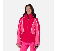 VESTE DE SKI W SALUVER FUR JKT RUBY RED