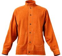 Veste de soudeur ignifugée SucceBuy, cuir résistant, taille L