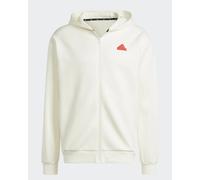 Veste de sport à capuche HOMME Adidas Blanc Future Icons Badge Of Sport Coton