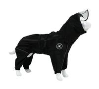 Veste de Sport d'extérieur Confortable et Pratique for Chiens, avec Capuche Amovible, Convenant Aussi Bien à Une Utilisation à la Maison qu'à l'extérieur.(Black,XL)