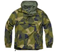 Veste de sport imperméable coupe-vent Brandit - modèle Suédois Camouflage - taille 4XL L