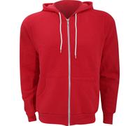 Veste de sport polaire unie Canvas BC1337 (2XL) (Rot)