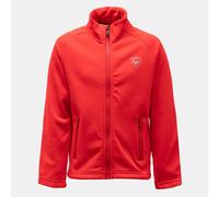 Veste De Sport Polaire Zippée Col Cheminé Rouge Enfant Rossignol