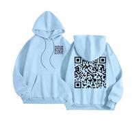 Veste de sport pour femme avec imprimé noix de coco pour hommes et femmes à manches longues poches Sweat-shirt pour femme, bleu clair, 4XL