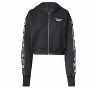 Veste de Sport pour Femme Reebok Tape Pack Full Zip Noir