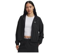 Veste de sport pour femme Under Armour Rival Woven Jkt Hd Taille: L / Couleur: noir