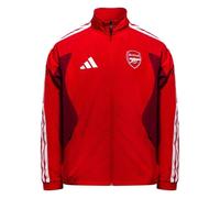 Adidas Veste de survêtement Arsenal FC Anthem Full Zip Rouge/Bordeaux/Blanc Taille S Homme
