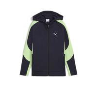 PUMA EVOSTRIPE Full-Zip Hoodie DK B, Vestes Sweat Garçon, New Navy,