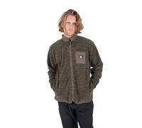 Hurley Woodland Burrito Fermeture Éclair Pull, Vert Olive, M Homme