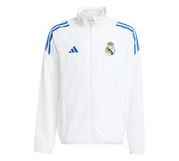 Veste de survÃªtement Prematch enfant Real Madrid EU 2025/26 Blanc 15/16 ans