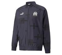 Veste de survÃªtement Prematch OM 2022/23 Gris M