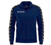 Veste de survÃªtement tricot Ã bande Givova Bleu 2XL