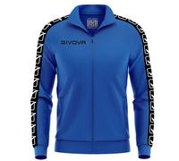 Veste de survÃªtement tricot Ã bande Givova Bleu L