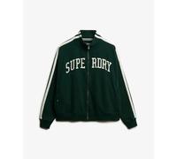 Veste de survÃªtement zippÃ©e Ã motif appliquÃ© femme Superdry Athletic Essentials Vert M