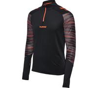 Hummel Blaze Pro T-shirt Training 1/2 Zip Jr Noir/Orange 128