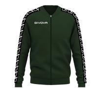 Givova Veste de survêtement College à bande Vert XL Homme