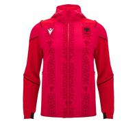 Veste de survêtement à capuche Albanie Anthem Rouge M Male