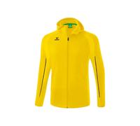 Erima Veste de survêtement Liga Star avec Capuche, Jaune/Noir, 140 Mixte Enfant