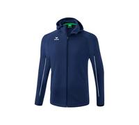 Erima Veste de survêtement Liga Star avec Capuche, Bleu Marine/Blanc, 116 Mixte Enfant