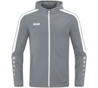 JAKO - Veste à Capuche Power, Mixte Enfant, Gris Pierre, 140